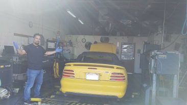 Ford Mustang getting Tested